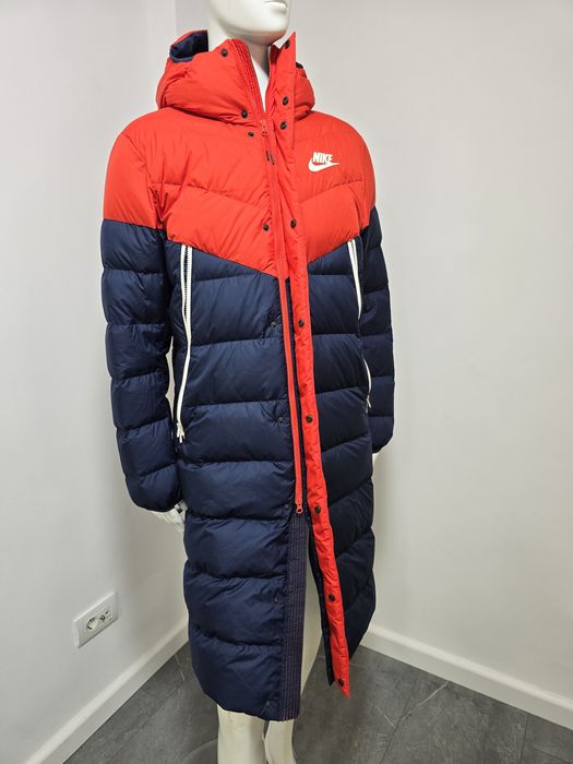 Geaca lunga Nike fotbal iarna L-XL ca noua