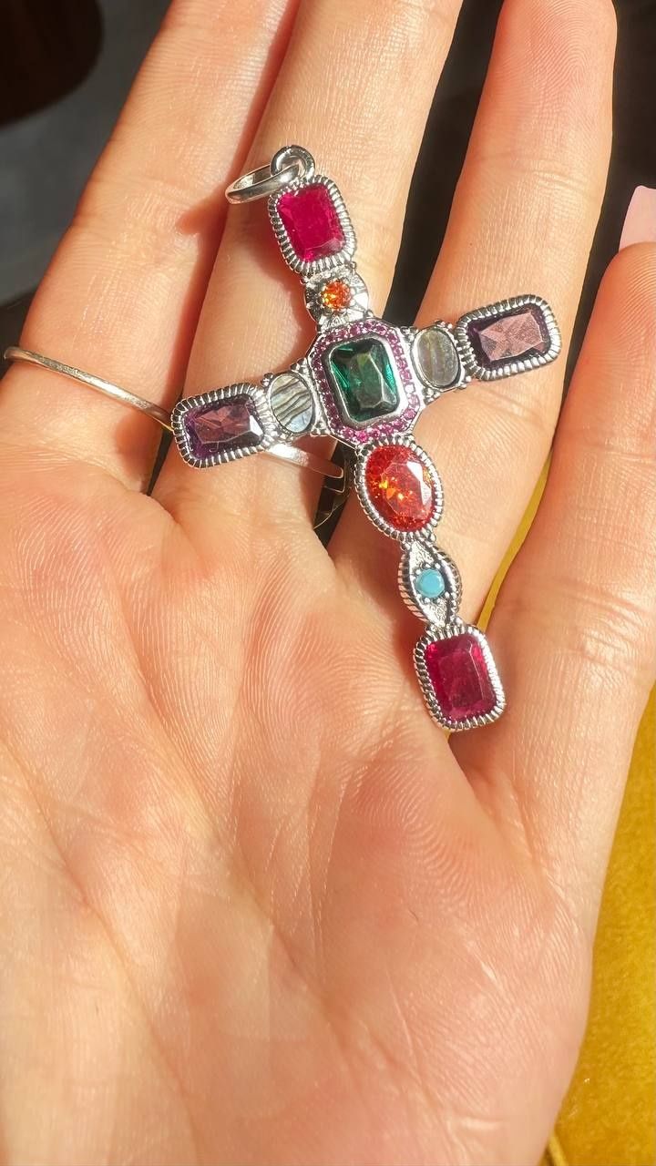 Крестик Серебряный 925 проба