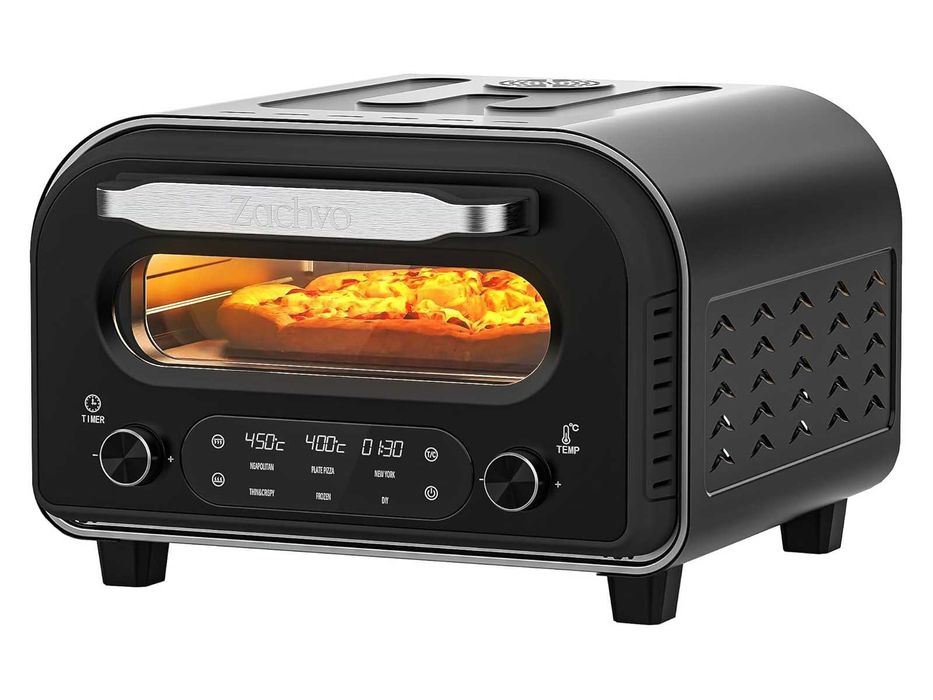 Електрическа фурна за пица Zachvo (HF-1201BK) 1700W