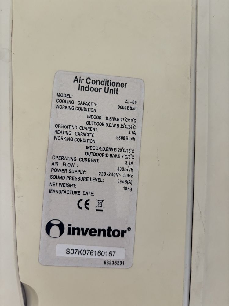 Климатик invertor AI-09/AO-09