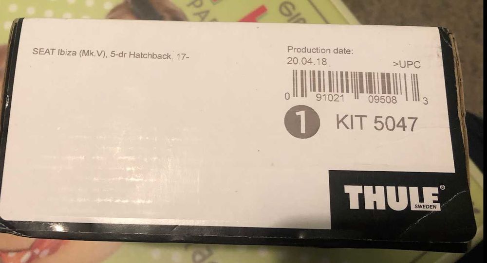 Комплект греди Thule WingBar Evo 7113, 127 см (Clamp 7105, Kit 5047)