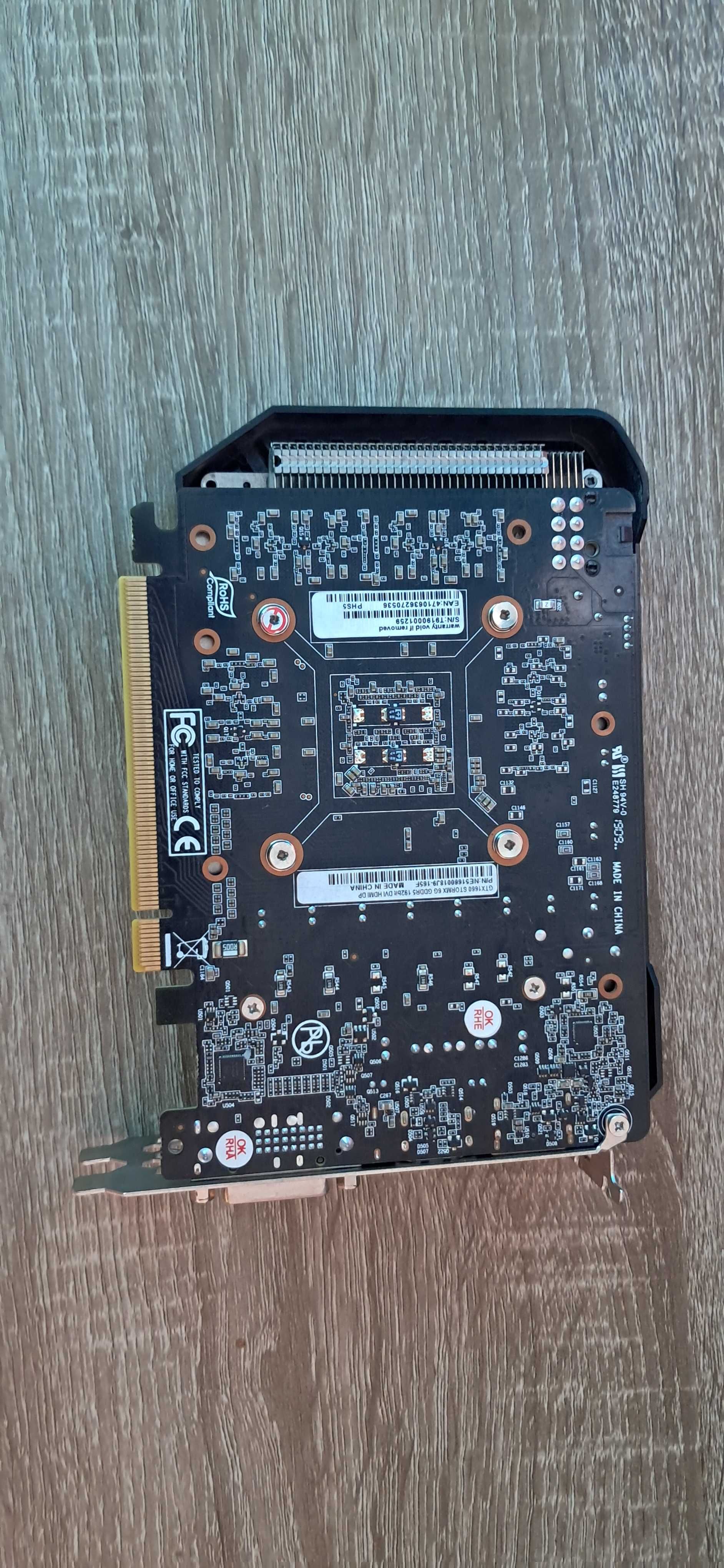 Видеокартата 1660 от фирмата "Palit" StormX.