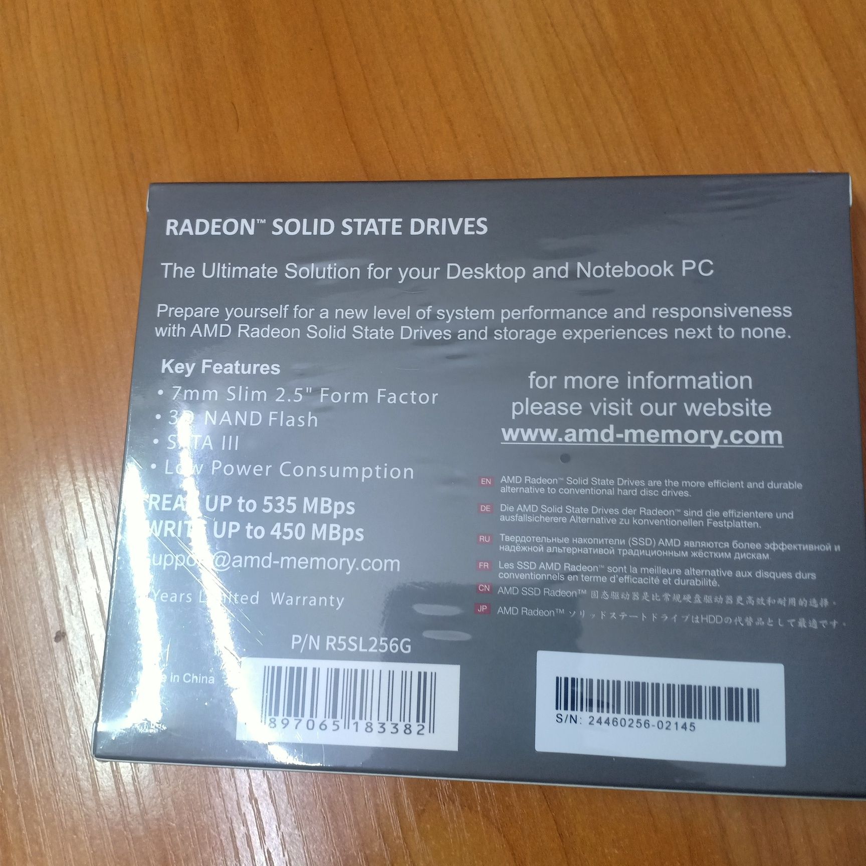 Продам ssd 256 gb