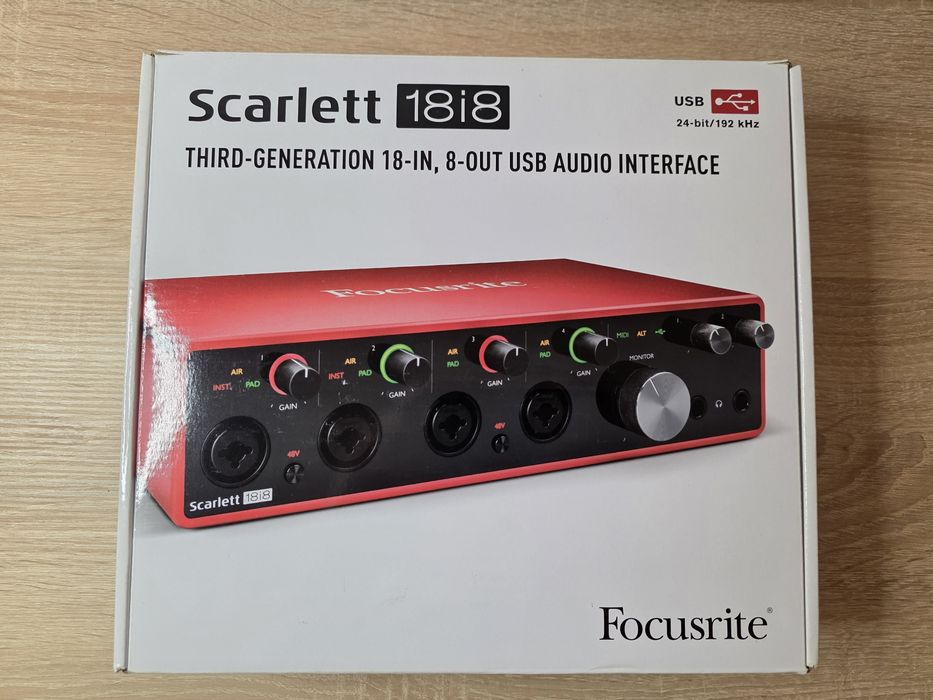 Placa de sunet Focusrite 18i8 gen3