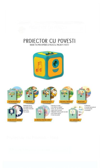 Proiector cu povesti idea