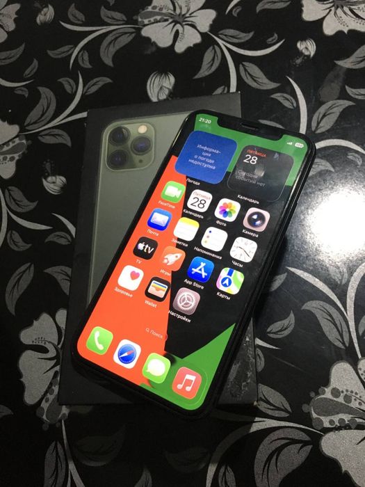 Iphone 11 pro xotra 256  yomkis 77% xolati ideal karopka dakument