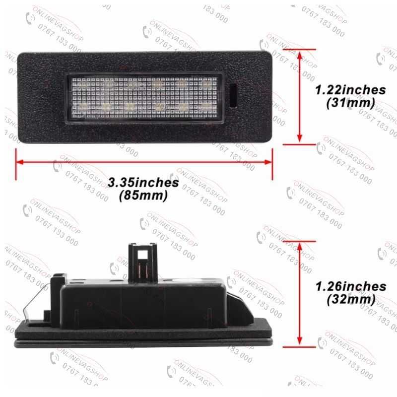 Lampi led numar pt Audi Q5, Q2, A5, an 2016- 2019