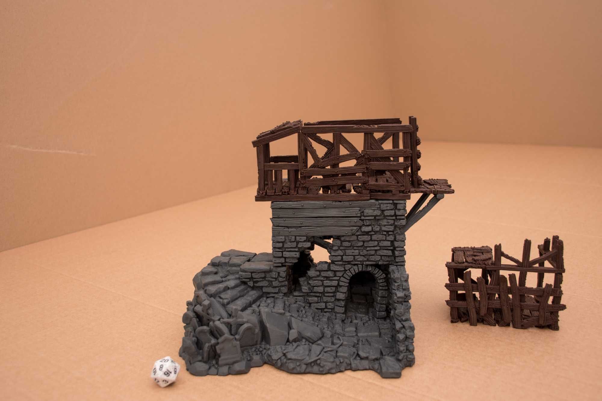 Rickety Lodgings - 3D Printed Terrain for TTRPG