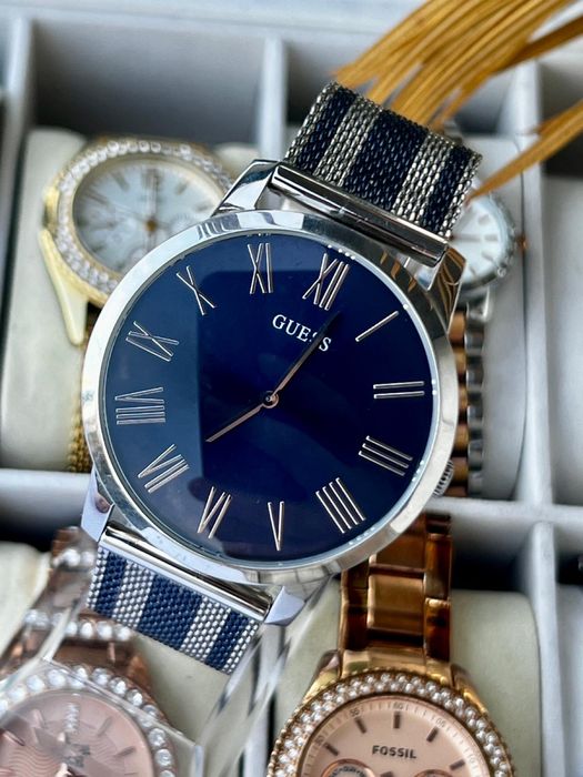 Ceas bărbătesc Guess Blue Mesh