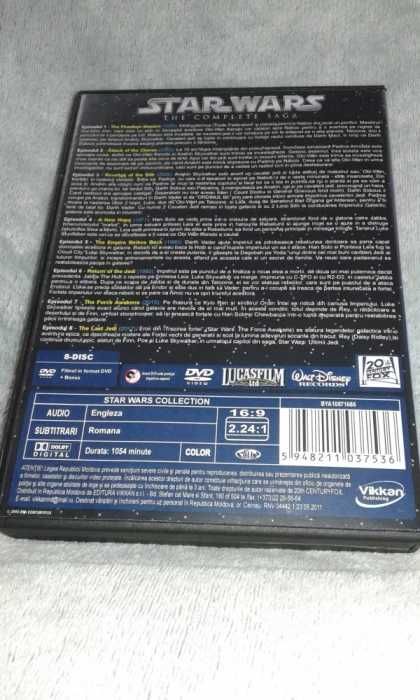 Star Wars Complete Saga - 8 DVD subtitrate romana