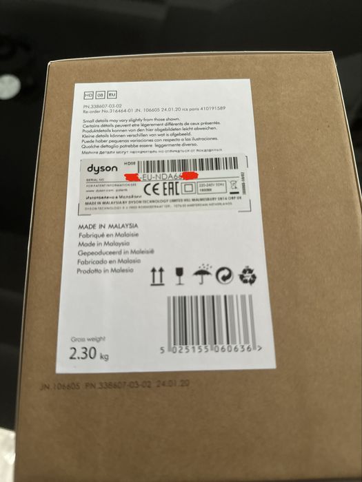 Dyson Supersonic Black Sigilat.