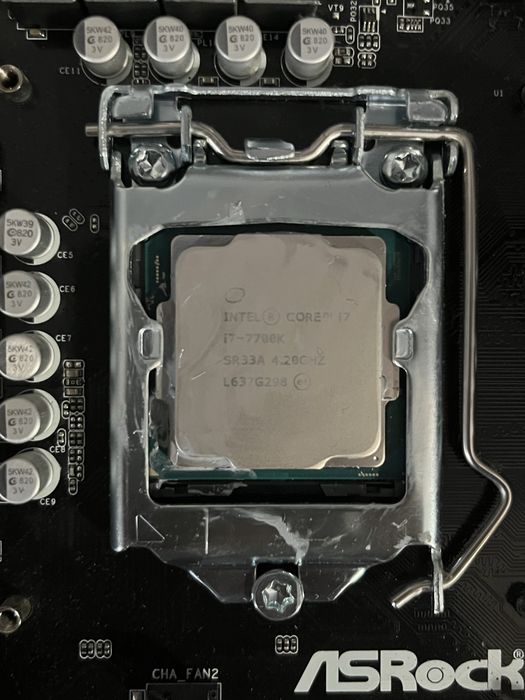 kit intel i7 7700k si asus z270 pro4 32gb ram