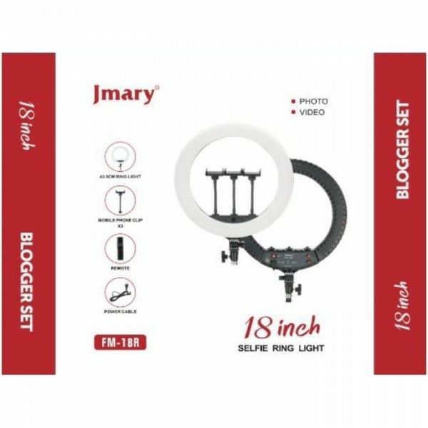 Доставка! 45 см + Штатив  Jmary FM-18R Кольцевая светодиодн