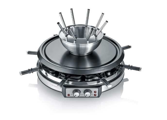 Раклет грил и фондю SEVERIN RG 9948 2в1, 1900W