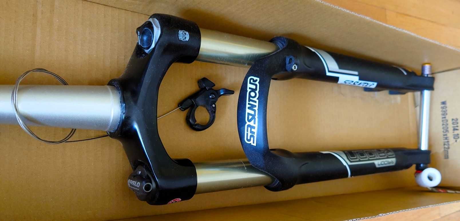 Вилка SR RAIDON-XC RLR DS 27.5", 100-120 ход, Remote команда и ос 12мм