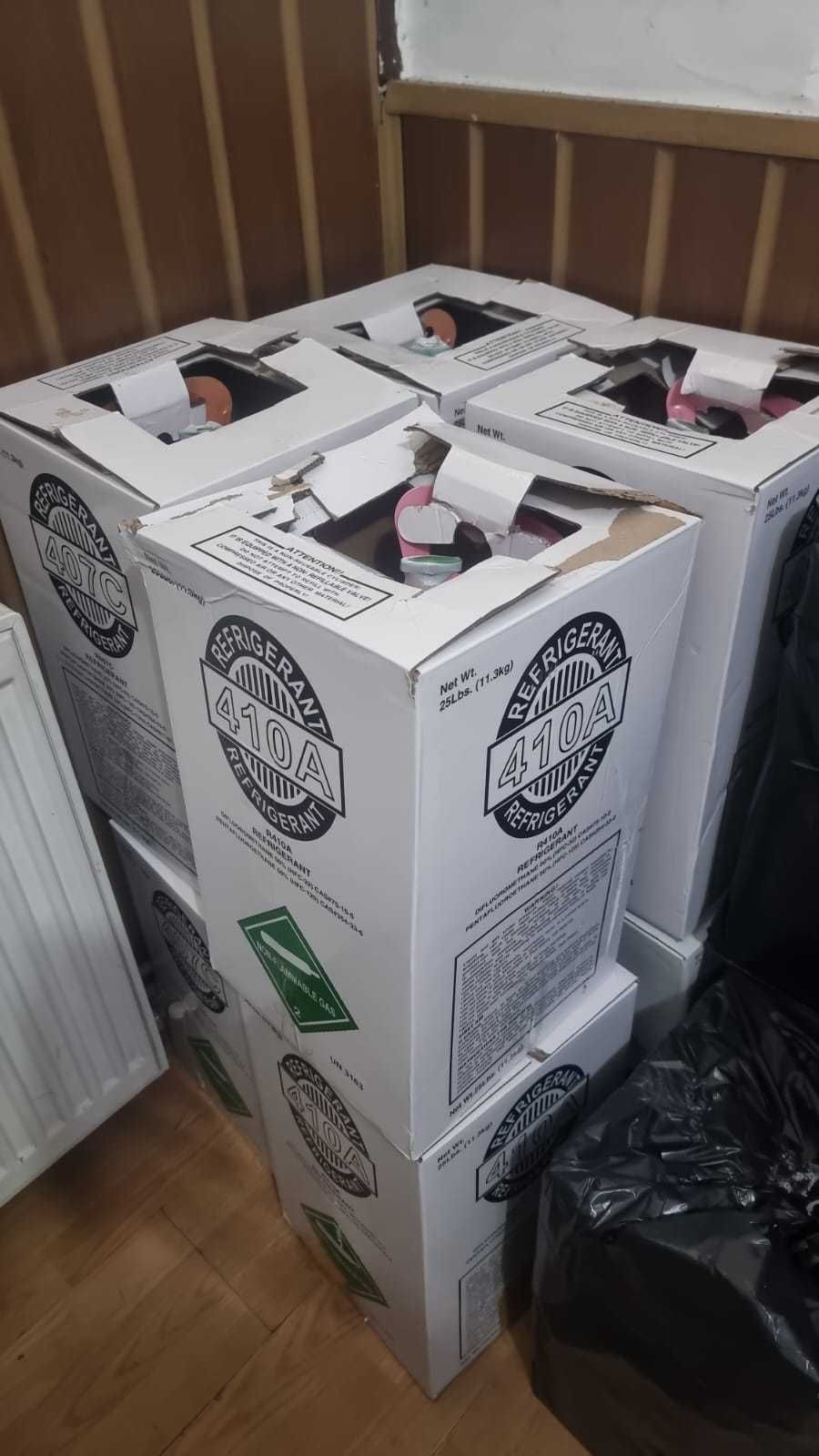 Фреон R404, R410, R32, R134, R407c, R290