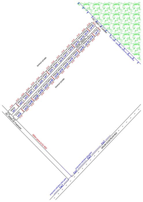 Loturi de casa 400 mp, langa padurea Buftea, str. Frasinului Sabareni