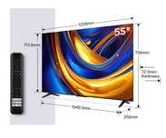 Televizor nou, TCL, 139 cm, Smart Google, 4K Ultra HD, Model 2024