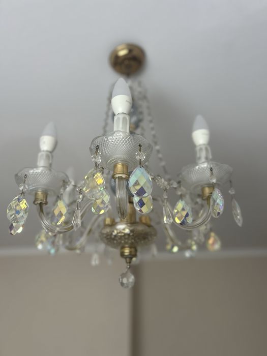 2 lustre ,  pentru dormitor sau sufragerie cu 6 brate