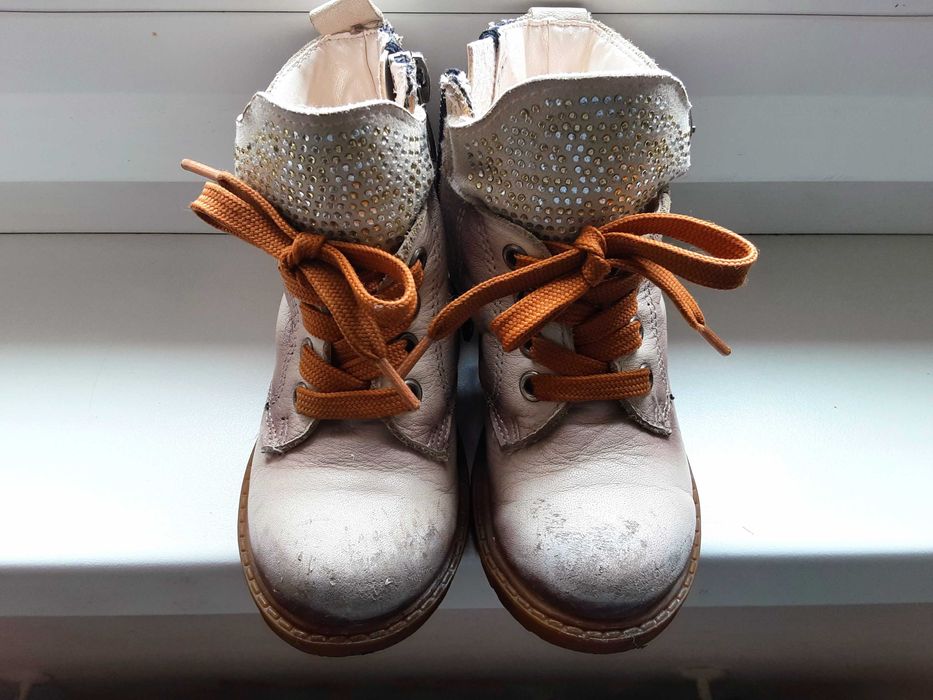 Бебешки/детски зимни/есенни боти от естествена кожа 22, 23, 19 и 24