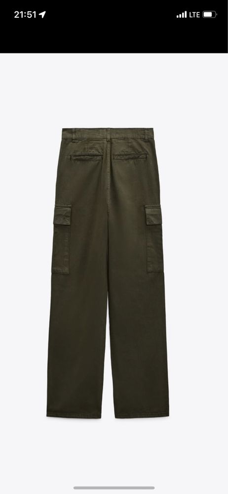 Pantaloni Cargo Straight