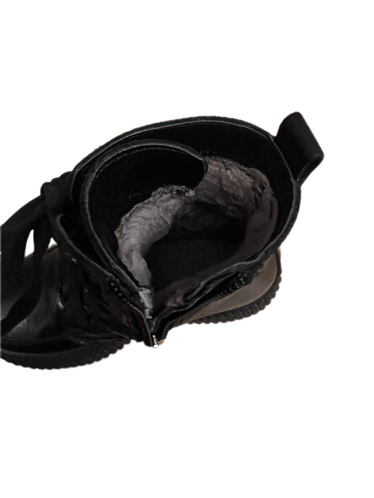 Зимние сапоги сапожки для девочки черные Tiflani Турция размер 28