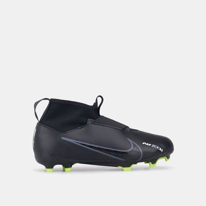Nike mercurial air zoom черни бутонки с зелени бутони