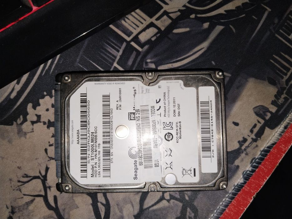 Жёсткий диск HDD 2.5 на 1TB