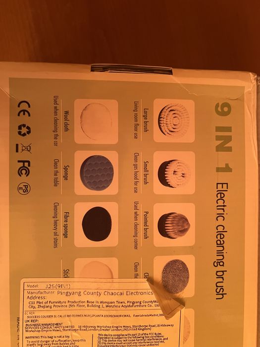 Vand perie multifunctionala 9in1