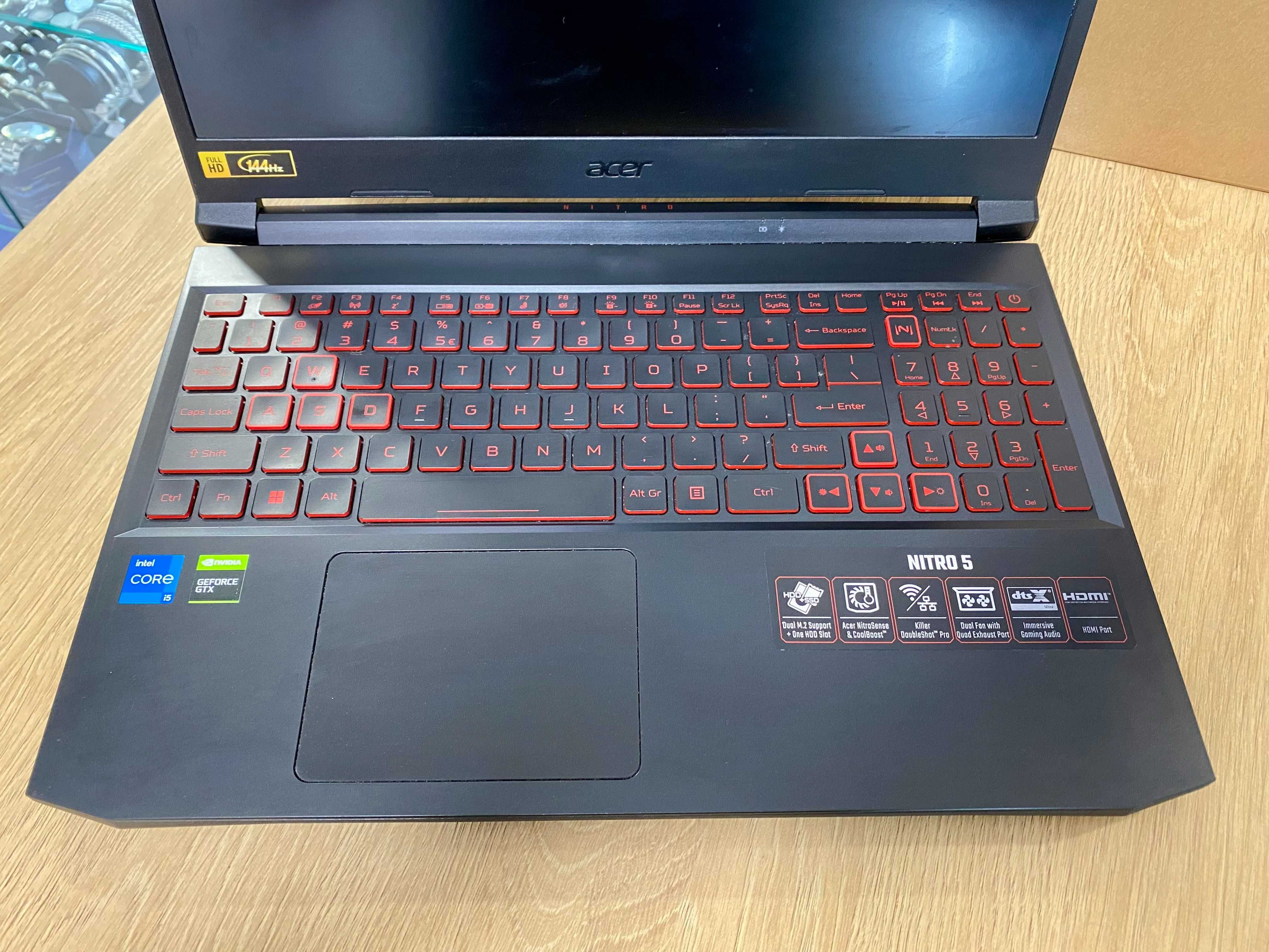 Acer Nitro 5 AN515-57 Intel® Core™ i5 15.6" 144Hz, RAM 16GB, 512GB SSD
