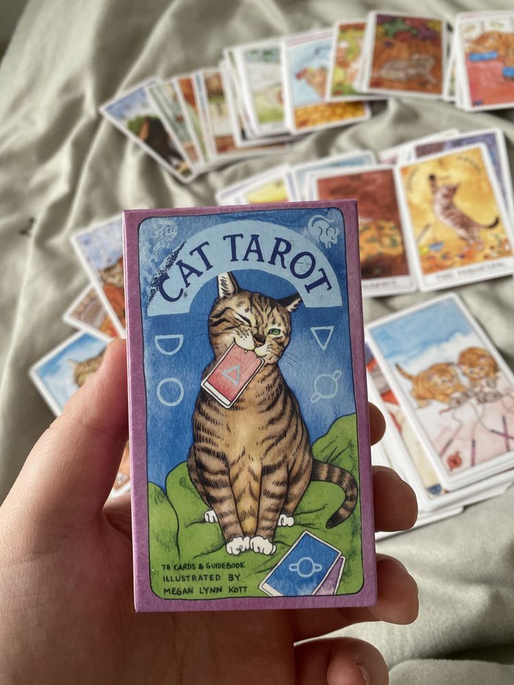 cat tarot - pachet de carti de tarot cu pisici