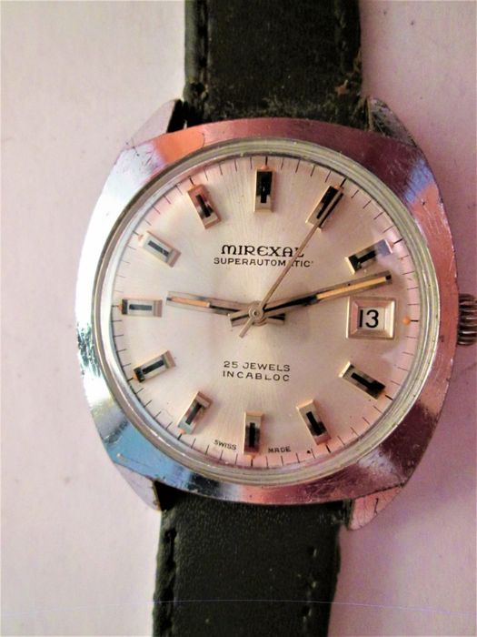 ceas Mirexal Superautomatic 25 jewels ,incabloc, Swis made, an 1981