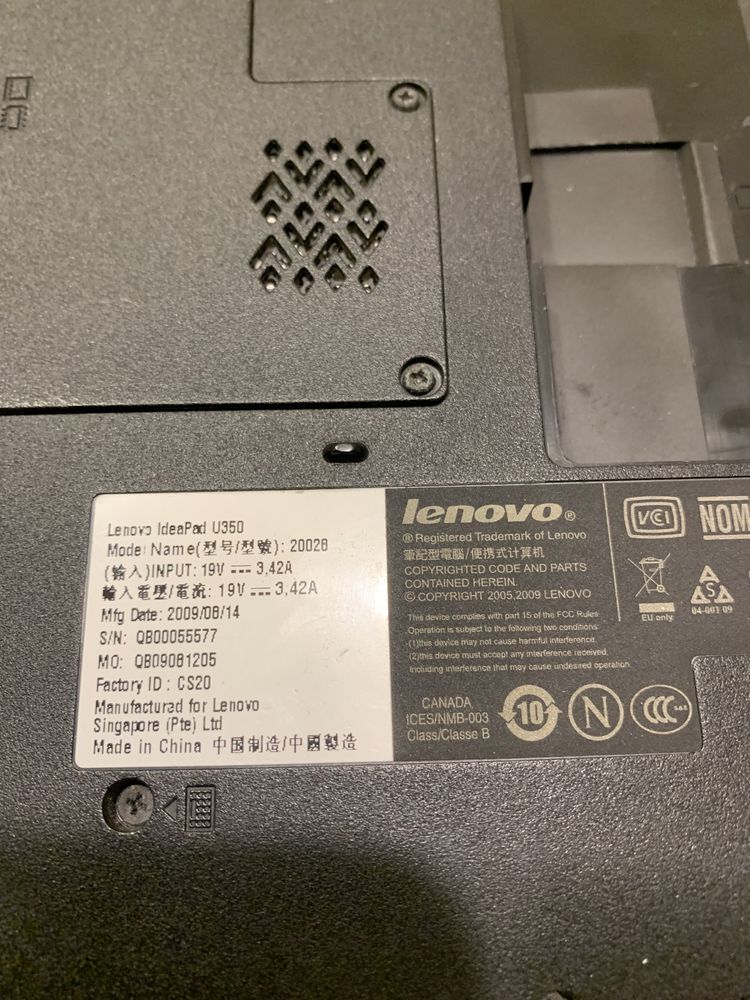 Lenovo Ideapad U350