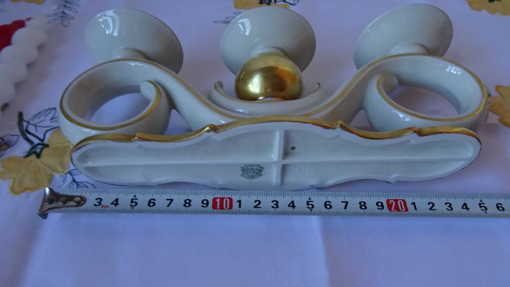 Красив винтидж свещник, Gerold Porzellan Bavaria Tettau.