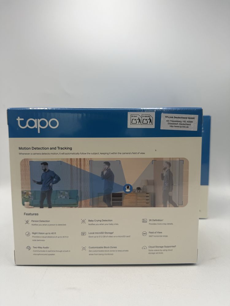 Camera de supraveghere Smart TP-Link Tapo C210 cu Pan/Tilt 360 grade