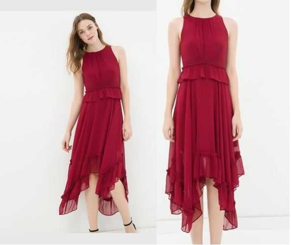 Rochie Koton noua burgundy S