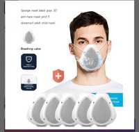 Masca electronica cu ventilator anti Covid, anti-praf, anti-mirosuri