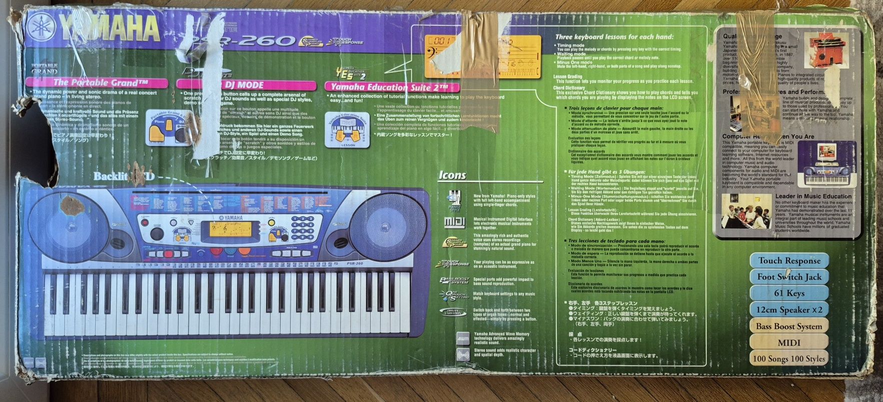 Clape/orga Yamaha CR 260