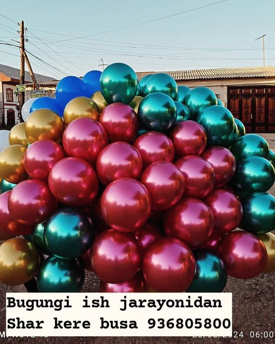 Bayram tugʻulgan kun va boshqa tadbirlar uchun uchar sharlar