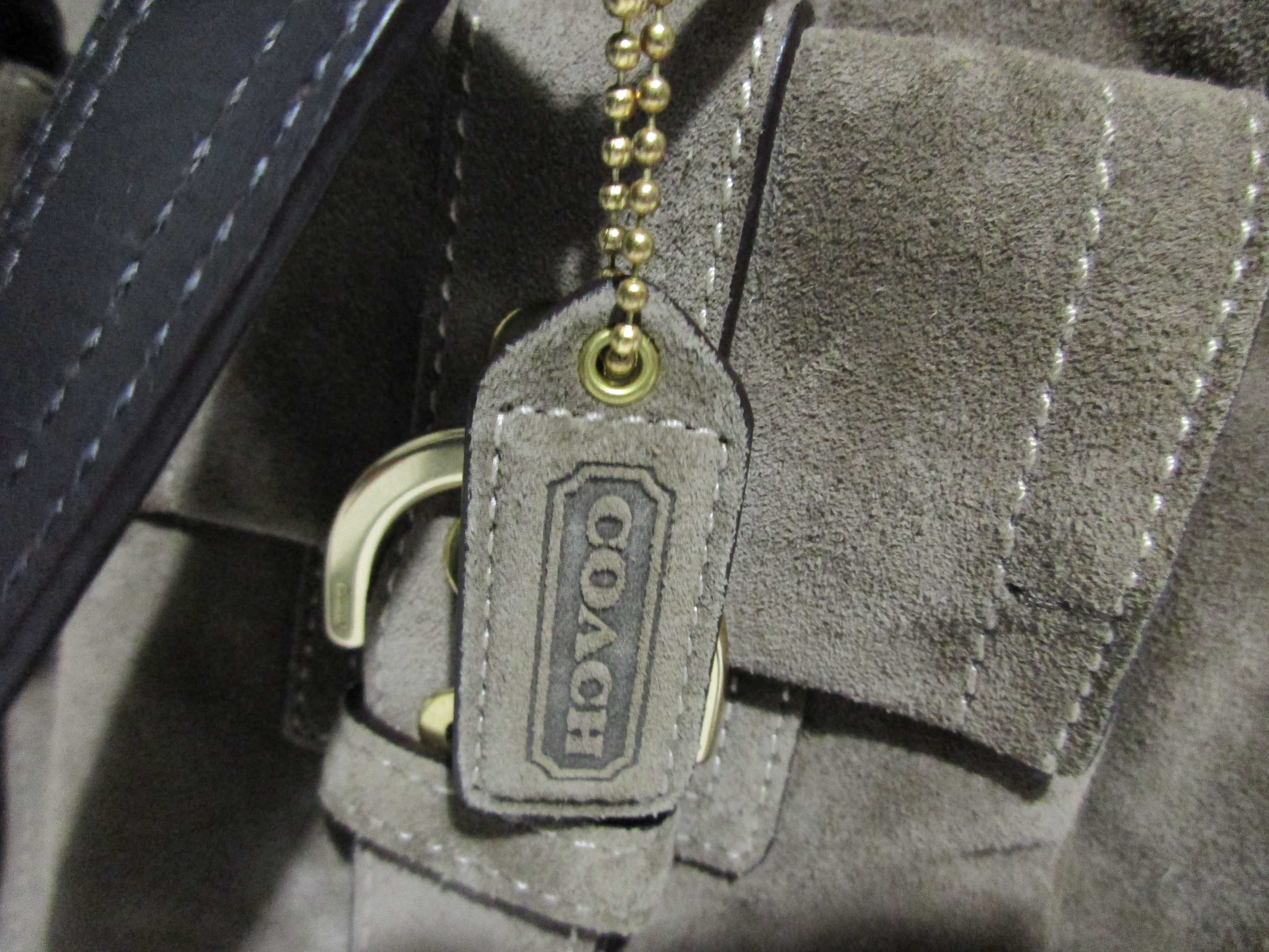 COACH - ЕСТЕСТВЕНА КОЖА  дамска малка чанта