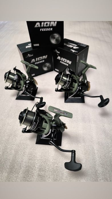 SET 3 Mulinete Feder Carp PRO EastShark 6000 model Nou 2025