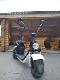 Електрически градски скутер Харли Чопър 1500W с двойна седалка