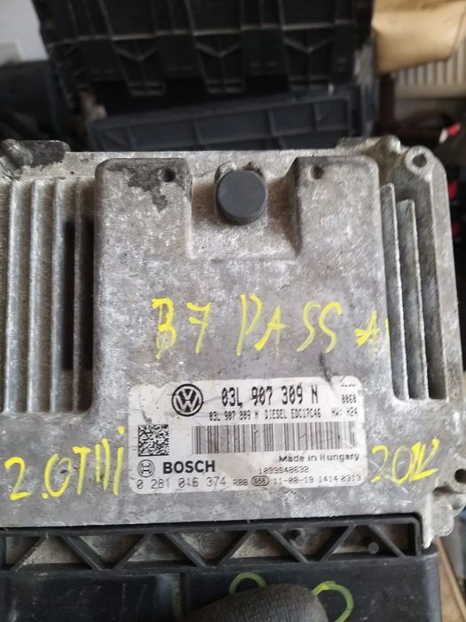 Calculator ECU cod: 03L907309N pentru VW Passat B7 din 2012 2.0 TDI