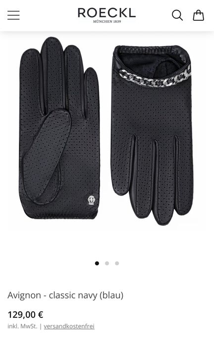 Оригинал! Перчатки ROECKL Германия, размер 7,5.