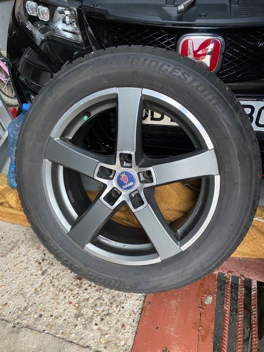 17" Джанти+зимни гуми СААБ 9-5 (2010-2011г) Saab 9-5