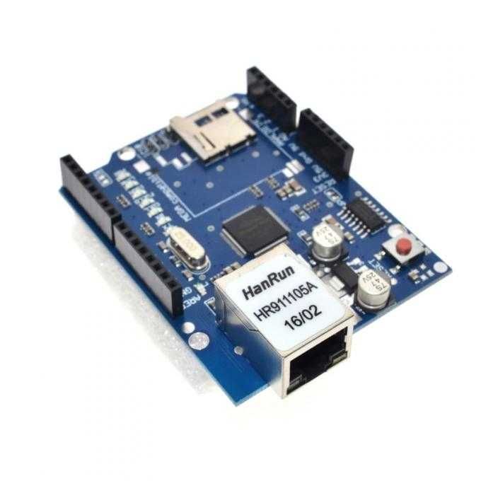 Плата Arduino Ethernet Shield W5100