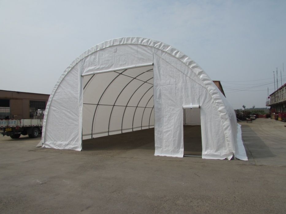 Дъговидно хале, огнеустойчив PVC 720g/m2 - размери 9х12 9х20 9х26