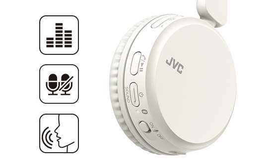 Безжични Bluetooth Слушалки JVC HA-S36W (бели)