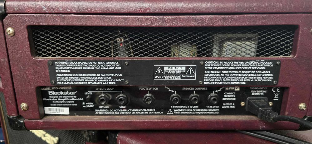 Amplificator chitara  Blackstar HT 5H si boxe