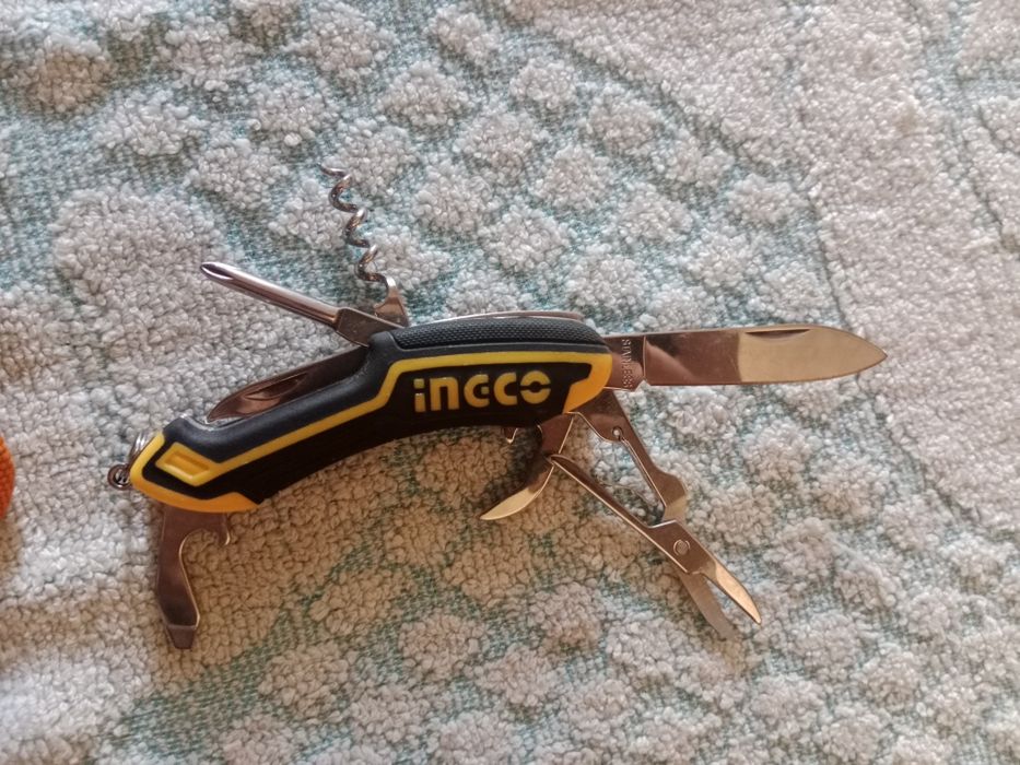 Ko‘p funksiyali INGCO multitul pichog‘i sotiladi.